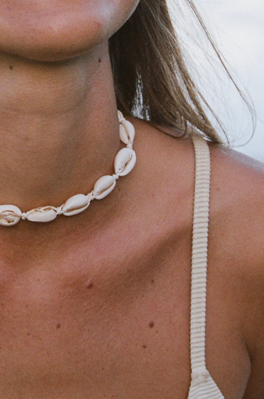 Cowrie Shell Choker